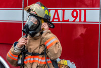 Firefighter Training by Len Villano