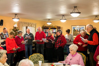 Christmas Choir at Scand by Len Villano