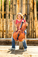 Cellist Kim Souther by Len Villano