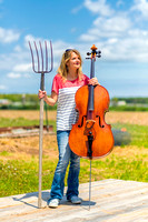 Cellist Kim Souther by Len Villano