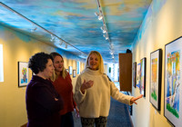Student Art Show at Link Gallery photo by Len Villano